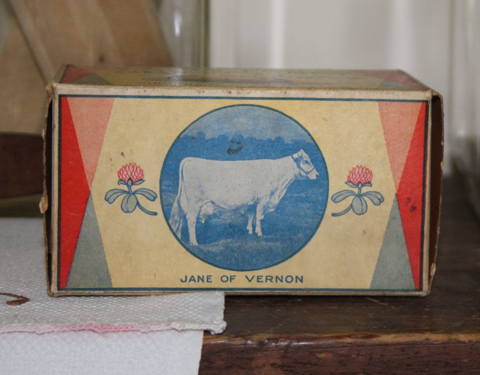 Jane of Vernon butter box